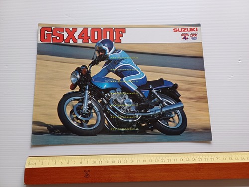 Suzuki GSX 400 F 1981 depliant italiano originale