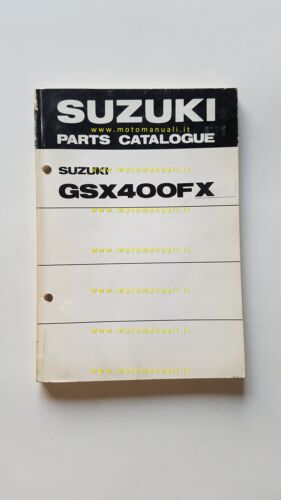 Suzuki GSX 400 FX 1981 catalogo ricambi originale