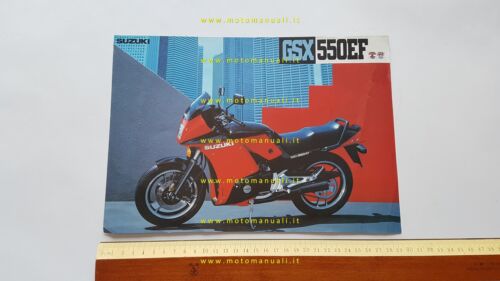 Suzuki GSX 550 EF 1985 depliant originale INGLESE