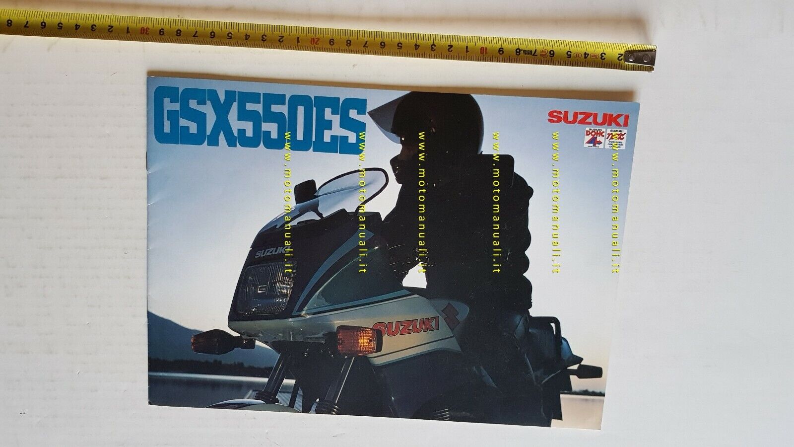 Suzuki GSX 550 ES 1985 depliant ITALIANO moto originale brochure