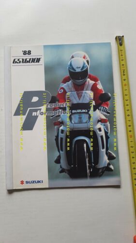 Suzuki GSX 600 F 1988 CARTELLA STAMPA originale inglese no …
