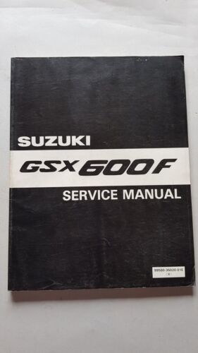 Suzuki GSX 600 F KATANA 1987 manuale officina originale INGLESE …