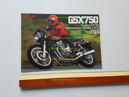 Suzuki GSX 750 1979 depliant originale italiano