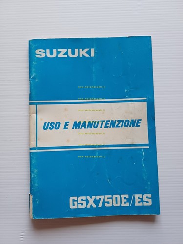 Suzuki GSX 750 E - ES 1983 manuale uso manutenzione …