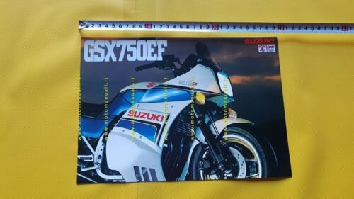 Suzuki GSX 750 EF 1984 depliant originale italiano genuine brochure
