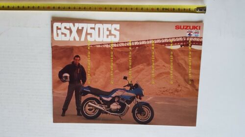 Suzuki GSX 750 ES 1985 depliant ITALIANO moto originale brochure