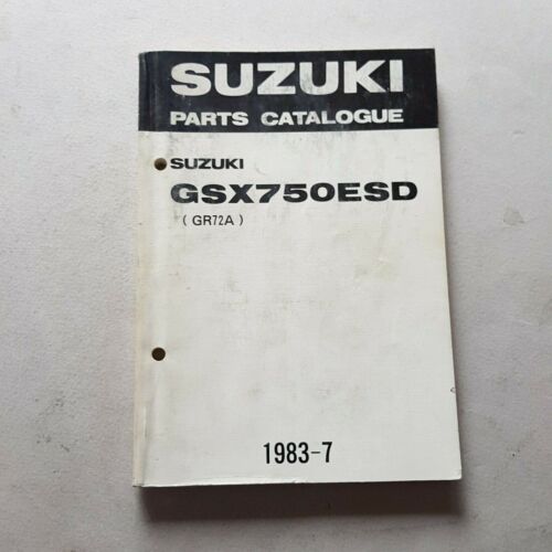 Suzuki GSX 750 ESD 1983 catalogo ricambi originale spare parts …