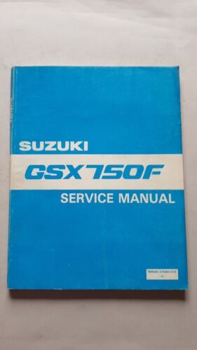 SUZUKI GSX 750 F 1988 manuale officina originale workshop manual