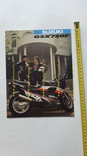 SUZUKI GSX 750 F 1989 depliant ITALIANO moto originale brochure