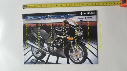 Suzuki GSX 750 F 1998 depliant ITALIANO originale moto brochure