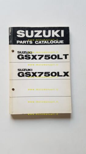 Suzuki GSX 750 LT - LX 1980 catalogo ricambi originale