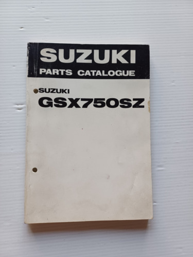 Suzuki GSX 750 SZ KATANA 1981 catalogo ricambi originale PARTS …