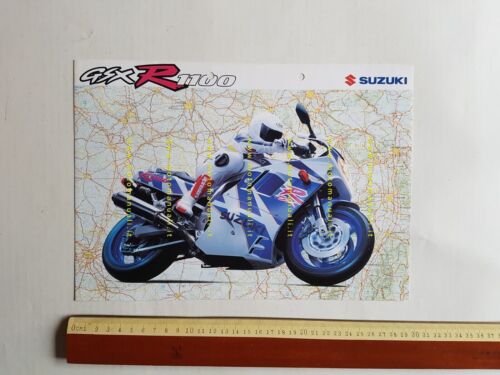Suzuki GSX-R 1100 1991 depliant originale italiano genuine brochure