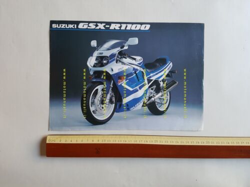 Suzuki GSX-R 1100 1991 depliant originale italiano genuine brochure