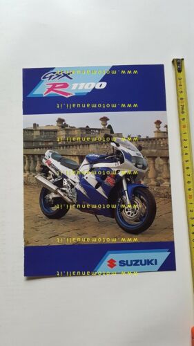 Suzuki GSX-R 1100 1993 depliant originale italiano genuine brochure