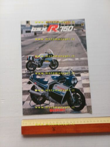 Suzuki GSX-R 750 1985 depliant ITALIANO originale