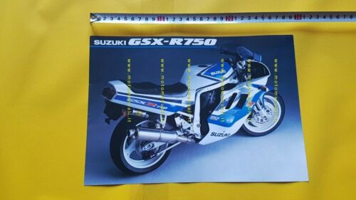 Suzuki GSX-R 750 1992 depliant originale italiano genuine brochure