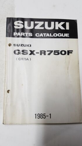 SUZUKI GSX-R 750 F 1985 catalogo ricambi originale genuine spare …