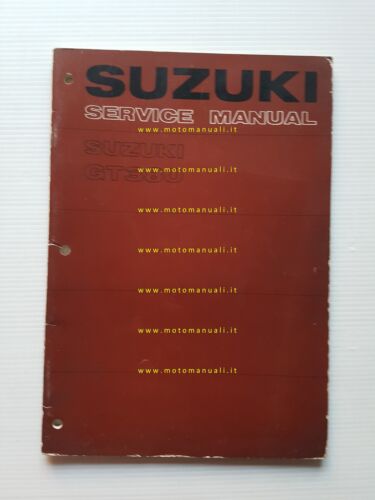 Suzuki GT 380 1975 manuale officina INGLESE originale