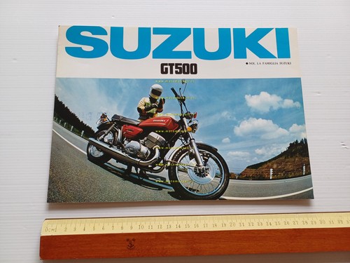 Suzuki GT 500 1975 depliant originale italiano