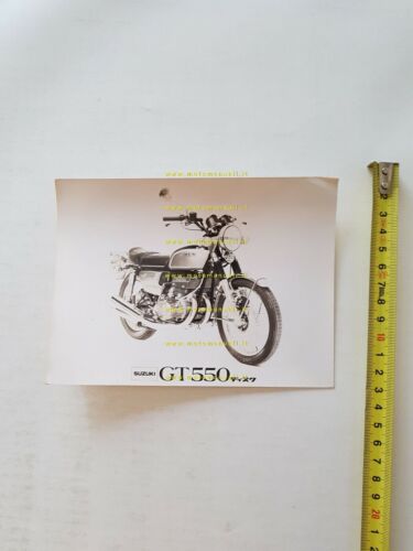 Suzuki GT 550 1972-73 foto cartella stampa originale PRESS PHOTO …