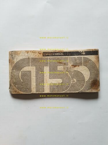 SUZUKI GT 550 1974 manuale uso manutenzione libretto INGLESE originale