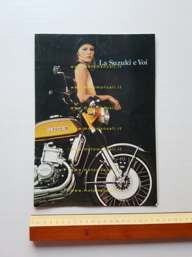 Suzuki GT 750 1973 depliant originale italiano