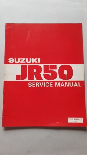 Suzuki JR 50 1977-90 manuale officina originale workshop manual