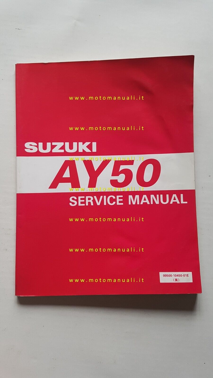 Suzuki Katana AY 50 1997 manuale officina INGLESE originale Workshop …