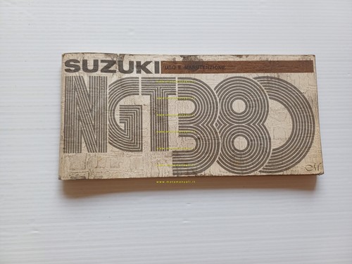 SUZUKI NGT - GT 380 1974 manuale uso manutenzione ITALIANO …
