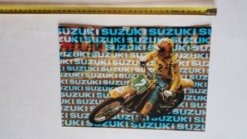 Suzuki produzione modelli 1982 depliant moto originale brochure