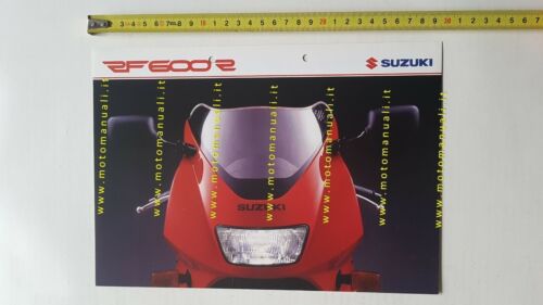 Suzuki RF 600 R depliant ITALIANO originale moto brochure