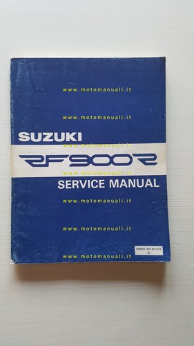 Suzuki RF 900 RR 1994 manuale officina inglese originale