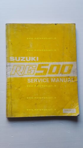 SUZUKI RG 500 GAMMA 1985-87 manuale officina INGLESE originale workshop …