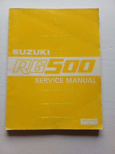 SUZUKI RG 500 GAMMA 1985-87 manuale officina INGLESE originale workshop …