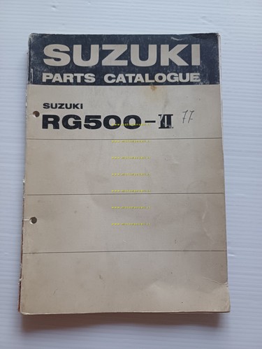 Suzuki RG 500 II GP 1977 catalogo ricambi originale Spare …