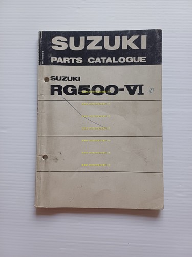 Suzuki RG 500 VI GP 1981 catalogo ricambi originale Spare …