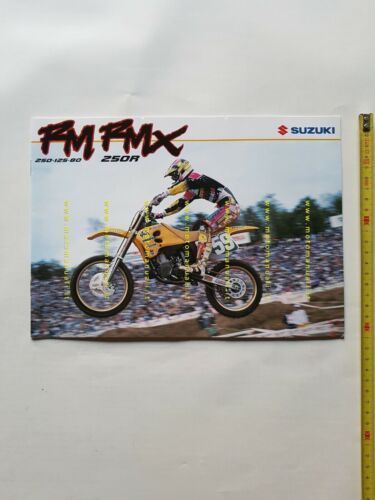 SUZUKI RM 250 - 125 - 80 Cross 1992 depliant …