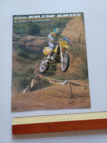 SUZUKI RM 250 - RM 125 Cross 1991 cartella stampa …