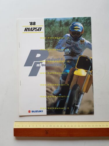 Suzuki RM 250 1988 cartella stampa originale
