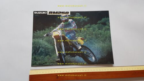 Suzuki RM 250 1989 depliant originale inglese