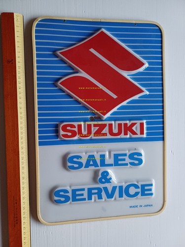 Suzuki Sales & Service insegna originale anni 70