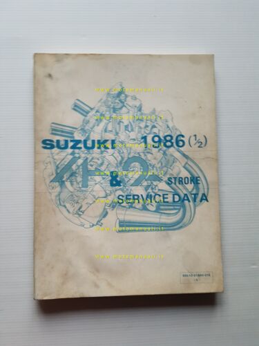 Suzuki Service Data modelli 4 e 2 tempi 1986 manuale …