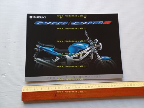 Suzuki SV 650 - SV 650 S 1998 depliant originale …