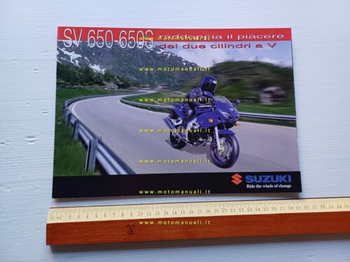Suzuki SV 650 - SV 650 S depliant originale italiano