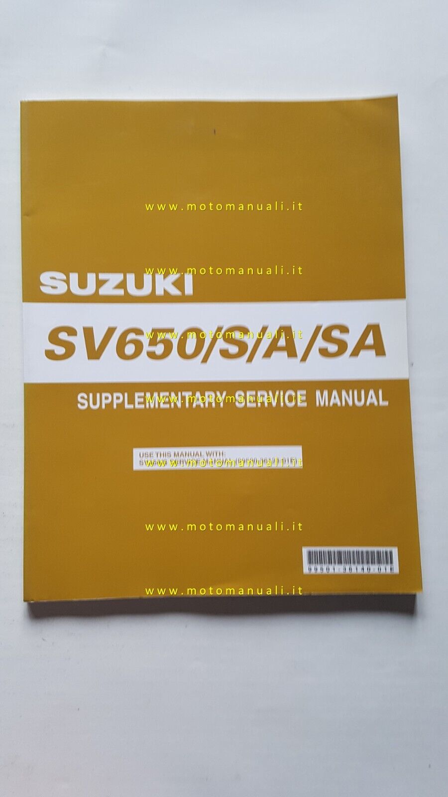 Suzuki SV 650-S-A-SA AGGIORNAMENTO 2007 manuale officina INGLESE originale