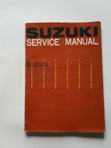 SUZUKI T 350 - T 250 1969 manuale officina INGLESE …