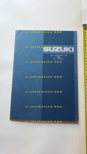 Suzuki The Corporation 1986 rivista aziendale inglese originale no depliant