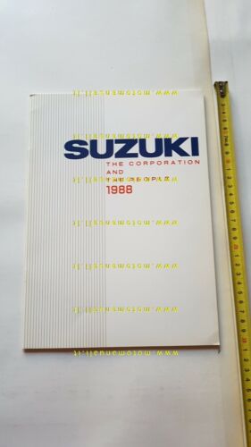 Suzuki The Corporation 1988 rivista aziendale inglese originale no depliant