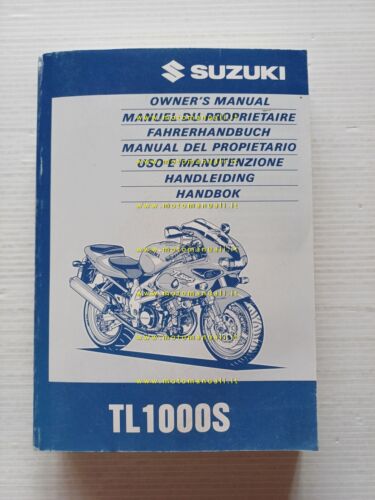 Suzuki TL 1000 S 1996-97 manuale uso manutenzione libretto originale …